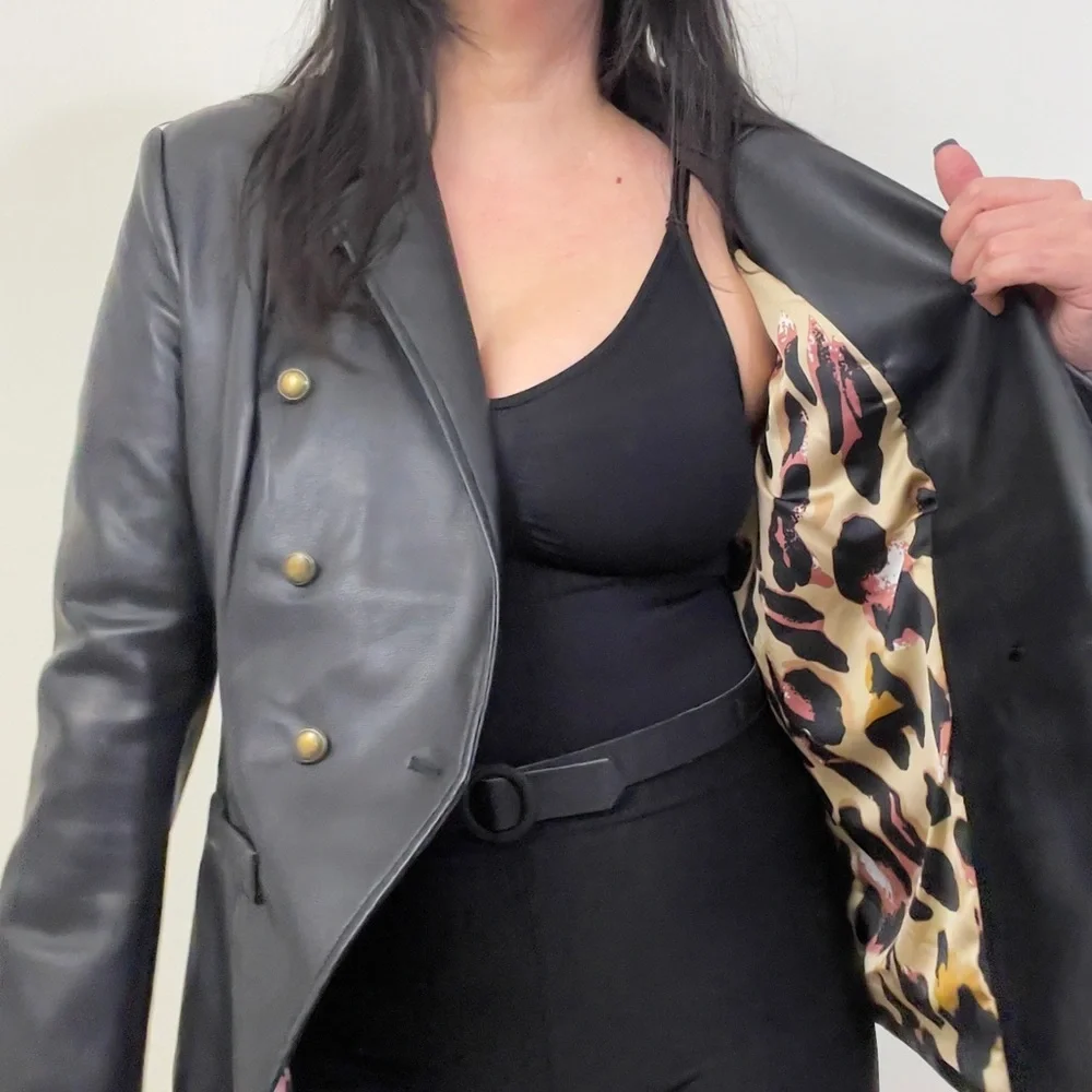 Amarillis Faux Leather Jacket